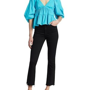 Staud Lucy puff sleeves top